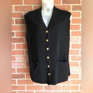 BOGNER German designer 100% virgin wool buttoned vest